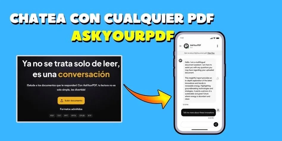 Inicio - Imagen 17 AskYourPDF: la mejor aplicación de chat AI en PDF