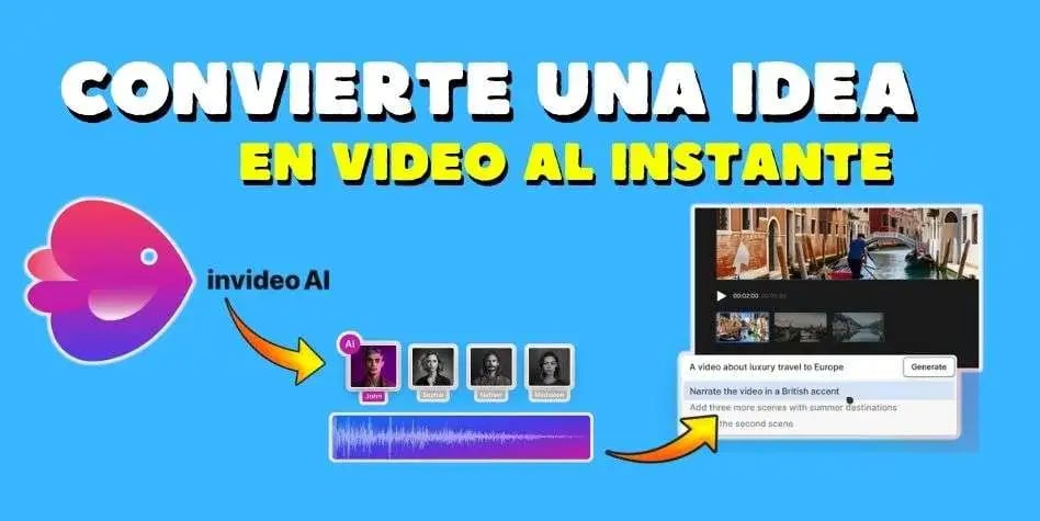 Inicio - Imagen 6 InVideo ¿Cómo usarlo para crear y editar video?