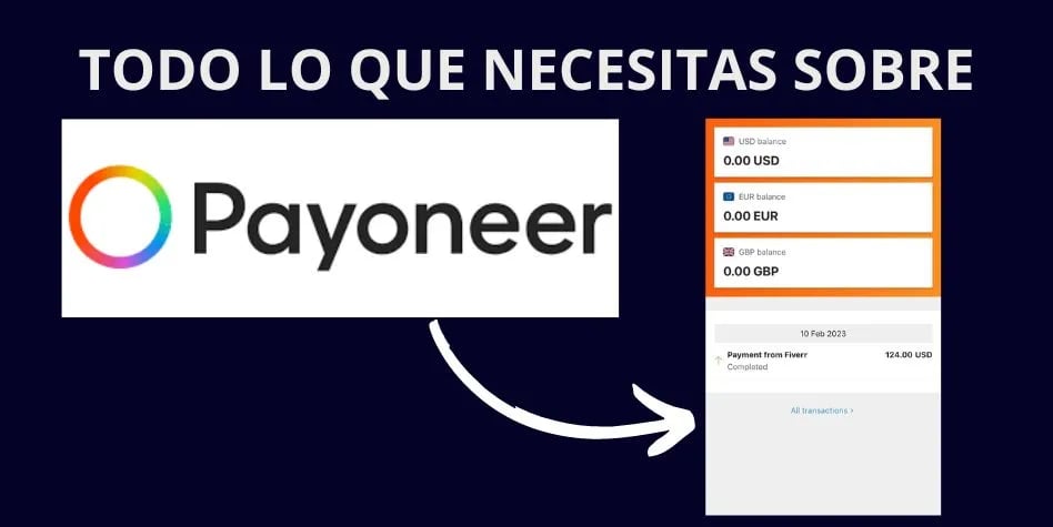 Inicio - Imagen 11 Payoneer: Recibe Pagos Internacionales Fácil y Rápido