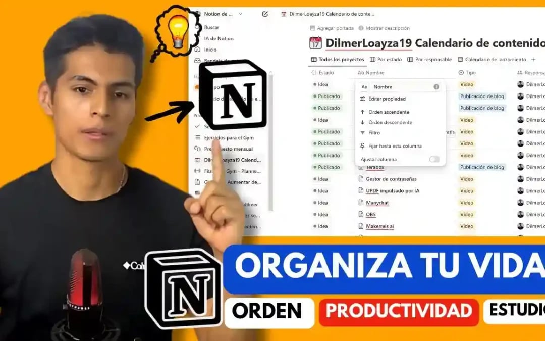 Inicio - Imagen 12 Notion: Organiza tu Vida y Aumenta tu Productividad 2025