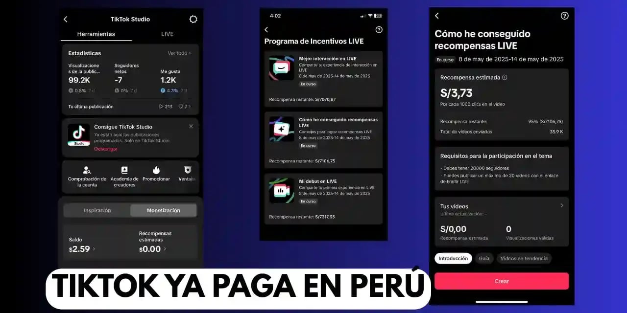 ¡Gana Dinero en TikTok Perú con Videos en Vivos!  (2025)