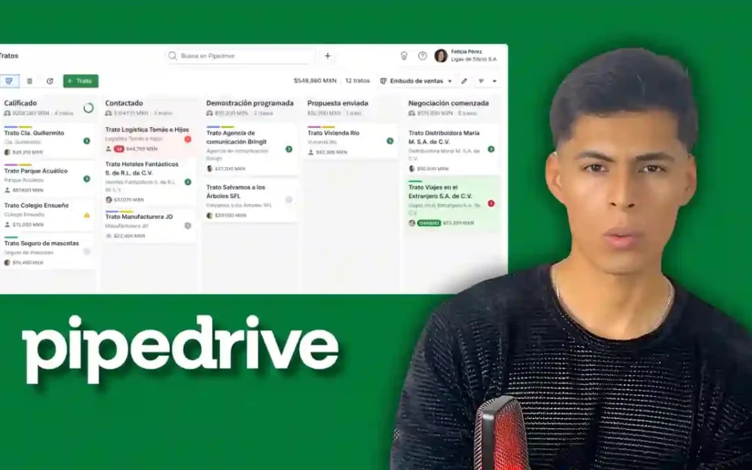 Inicio - Imagen 4 Pipedrive: CRM Ideal para Organizar y Hacer Crecer tu Negocio