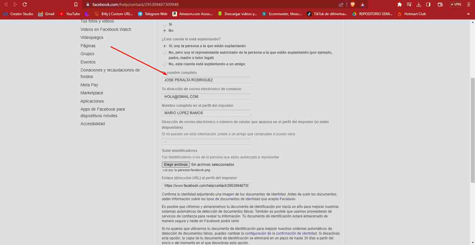 Artículos sobre aplicaciones y marketing digital en dilmerloayza19.com - Como Recuperar tu Cuenta de Facebook, Sin Correo, Sin Teléfono y Sin Contraseña