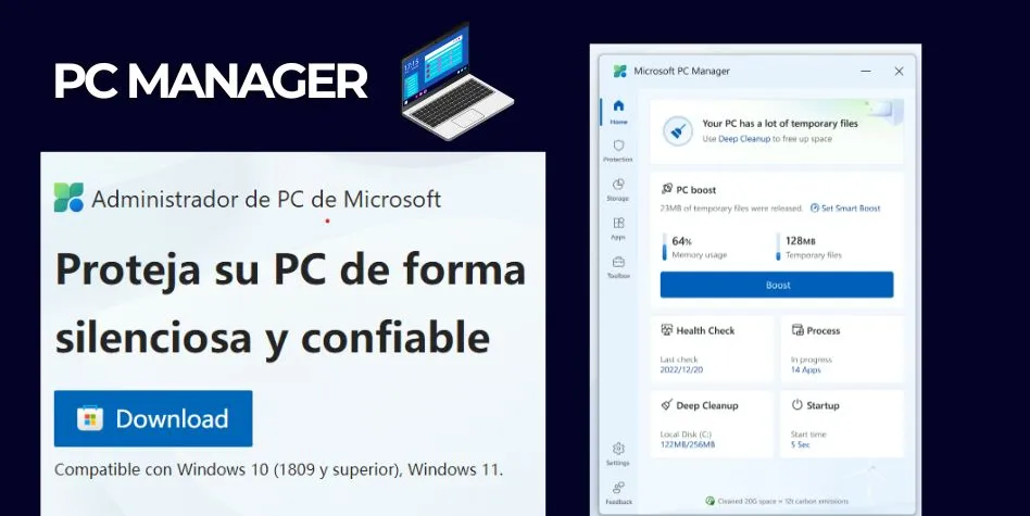 Microsoft PC Manager: Optimiza y Acelera tu PC con Facilidad