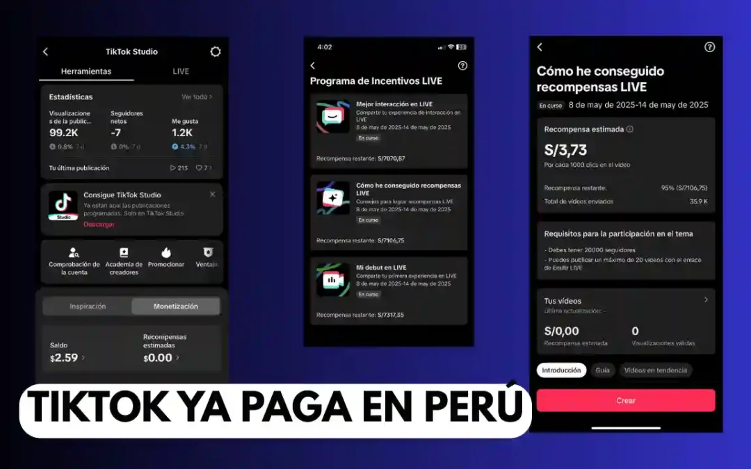 ¡Gana Dinero en TikTok Perú con Videos en Vivos!  (2025)