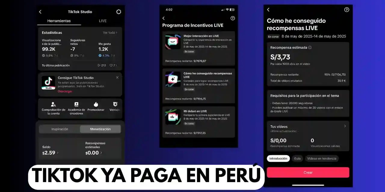 ¡Gana Dinero en TikTok Perú con Videos en Vivos! (2025)